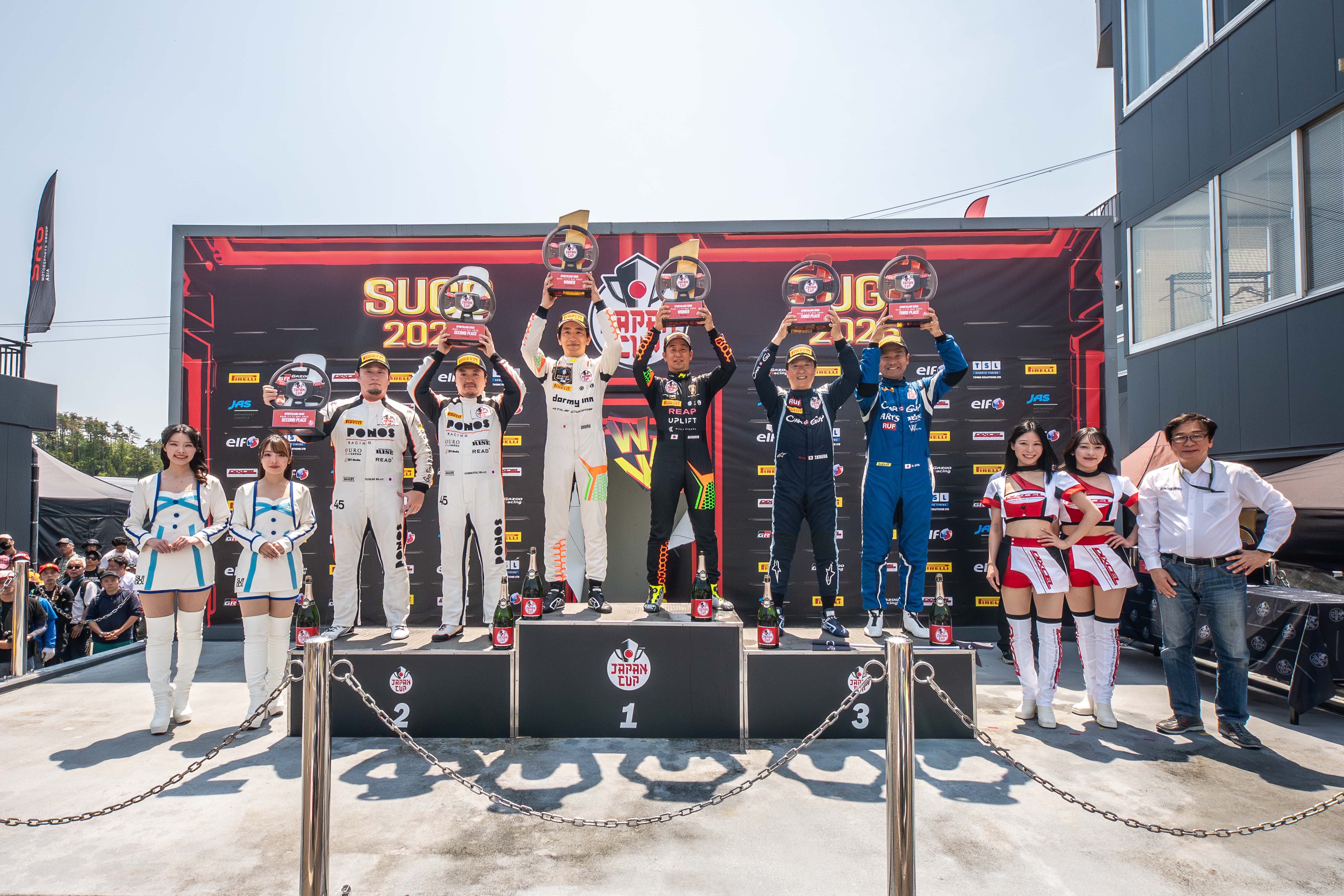 SUGO: 1号車がポールトゥウィン！GT4は82号車が優勝 | Japan Cup